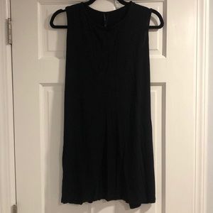 Flowy black dress